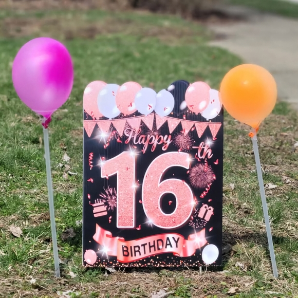 Sweet 16 Birthday Decor - Picture 4 of 10